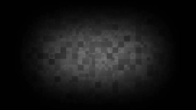 Black and White Checkered Bar to Cover Face or Object on Green Background ,blur censored Quadrilateral animation 4k video.