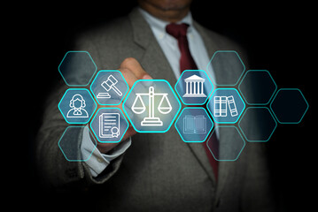 Business legal services, advice, justice and law. Services and legal consultancy concept. Lawsuit legal technology attorney authority barrister business