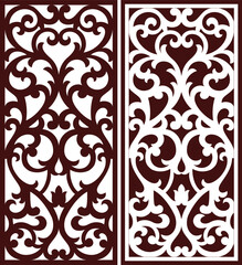 Flower Jali Vector EPS file & laser cutting CNC Design For metal .