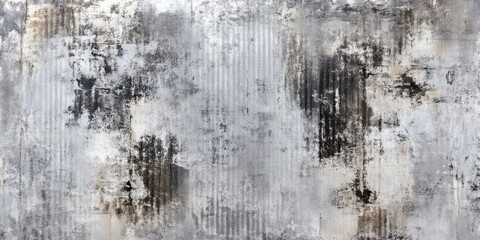 Textured Metallic Canvas: A close-up of a weathered metallic surface reveals abstract textures and intricate details, offering a study in contrasts. Grays.