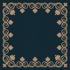 Elegant Frame Collection Gold Ornaments - Vintage Motifs