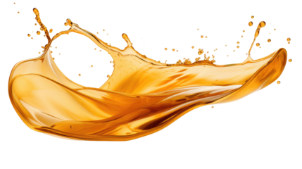 Lubricant Motor Oil Splash isolated on transparent background Remove png, Clipping Path, pen tool