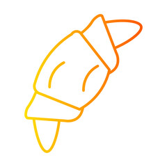 croissant gradient icon