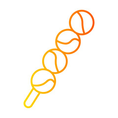 Obraz premium dango gradient icon