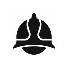 Naklejka premium Illustration of a spartan warrior helmet on transparent background silhouette