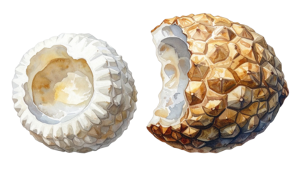  High-quality close-up set featuring dual perspectives, isolated on transparent background