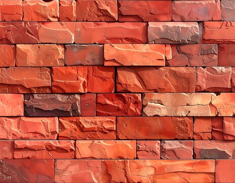 Red brick wall texture
