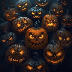 halloween pumpkin background