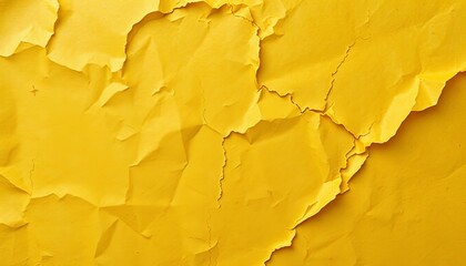 Close-up of aged, wrinkled parchment, yellowed and creased, retro, abstract