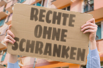 “Rechte Ohne Schranken” Practical hurdles can cancel legal promises. RIGHTS. ACCESS....