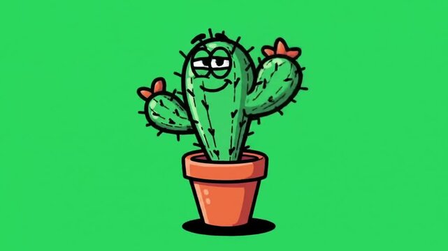 cactus in a pot