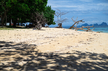A beautiful island located near Trang, Thailand and view mountain in nature. Dec 2023