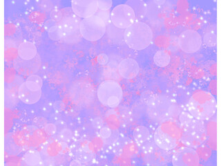 背景素材　かわいい　ゆめかわ　ファンタジー　ドリーミー　kawaii 宇宙　キラキラ　雲　星　メルヘン