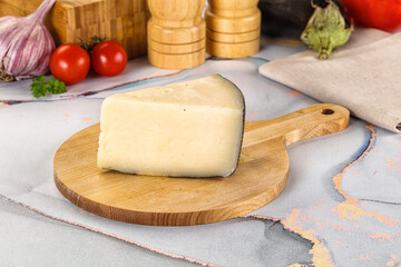 Sheep hard cheese Caprino Romano
