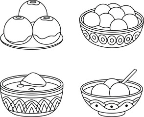 Abstract geometric composition with vibrant color accents and clean typography