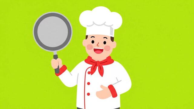 chef with a plate of food and chef