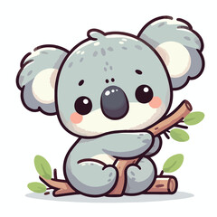 Cute Koala Vector Illustration
