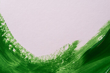 緑色の絵具で塗った背景