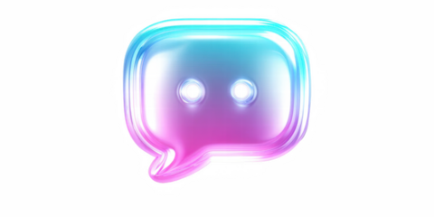 A survey chat speech bubbles with question mark symbol. Clarification, question, FAQ, QA concept. Survey reaction 3d icon illustration isolated on tra