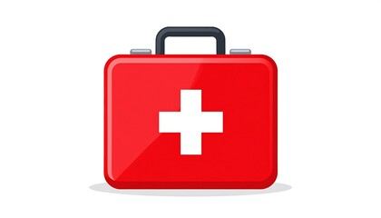 Obraz premium Red medical kit