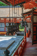 奈良 談山神社 拝殿の吊燈籠