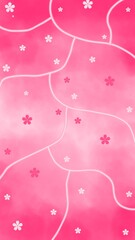 aesthetic pink wallpaper background illustration	