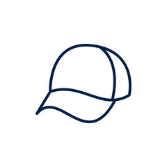 Baseball hat vector illustration icon