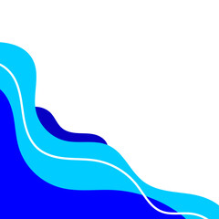 Aesthetic Wave Corner Blob