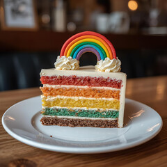 Rainbow Cake: Deliciousness in vibrant, eye-catching colors