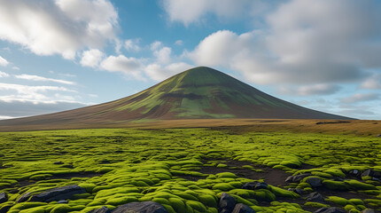 Mount Fuji landscape in Japan with mountains and nature in different seasons