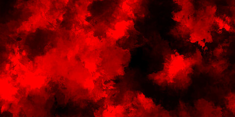 Dark red powder explosion cloud on black background. Abstract red and black grunge texture smoke. smoke fog misty texture overlay on dark black. paranormal red mystic smoke, clouds for movie.