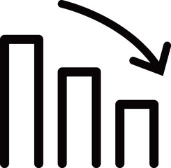 グラフアイコン / Graph Icon – ビジネス・統計・データ分析用ベクター