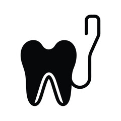 Dental Floss Icon Simple Vector