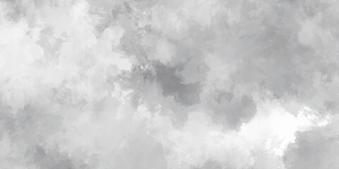 White and gray grunge wall and smoke, cloud texture. gray smoke and fog design texture overlays. hand painted vector on watercolor texture. white paper texture and gray wall background.