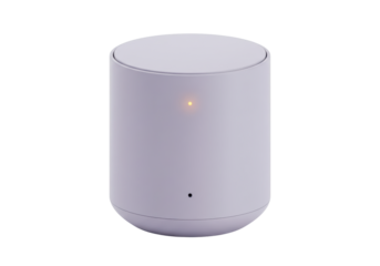 Isolated cylinder device with single indicator light and port for personal use, gray tone