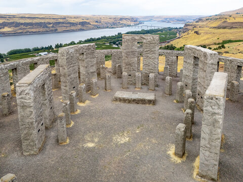 Stonehenge Memorial Overlooking Columbia river