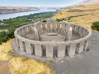 Stonehenge Memorial Overlooking Columbia river