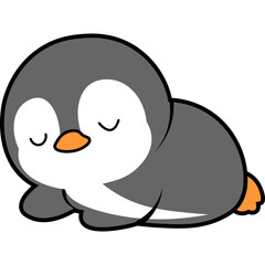 Cute Cartoon Penguin Illustration