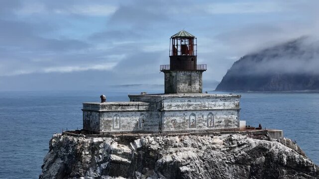 Tillamook Lighthouse Pacific Ocean Shore Coast