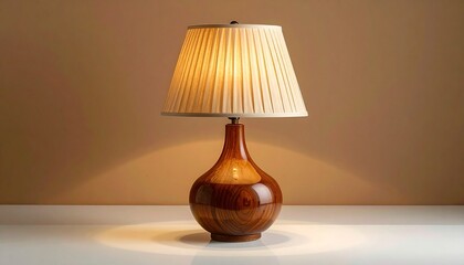 lamp on the table