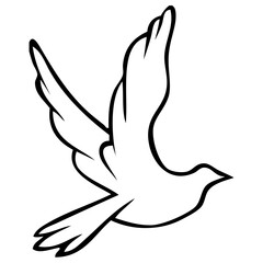 Naklejka premium dove of peace