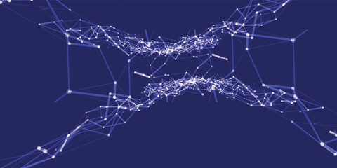 luxury blue gradient technology background. vector art