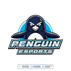 Penguin logo for esports team