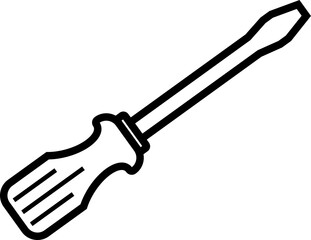 vector icon illustration of screwdriver