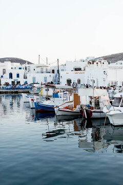 Naousa Paros Greek Island harbor