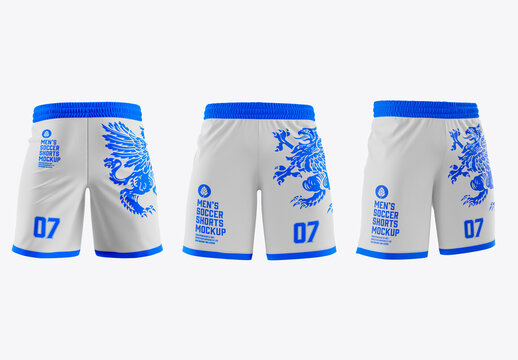 Men&rsquo;s Soccer Shorts Mockup