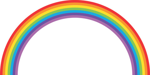 Colorful Rainbow Vector illustration. Rainbow icon.