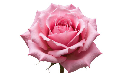 Elegant Pink Rose in Full Bloom