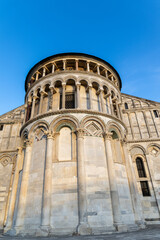 Obraz premium Historic architectural buildings. Pisa, Italy