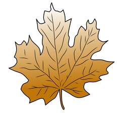 autumn maple leaf. Maple Leaves. Fall Pattern. Thanksgiving Ornament.